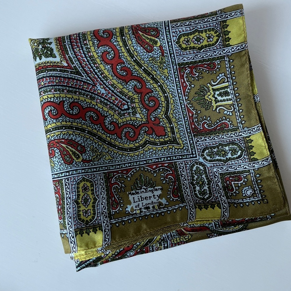 Liberty of London Multicolor Paisley Scarf - Picture 8 of 10